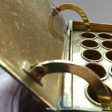 Load image into Gallery viewer, 1930s DRGM German Bauhaus Metal Cigarette Dispenser. Marianne Brandt Style
