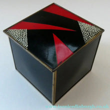 Load image into Gallery viewer, 1930s DRGM German Bauhaus Metal Cigarette Dispenser. Marianne Brandt Style
