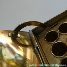 Load image into Gallery viewer, 1930s DRGM German Bauhaus Metal Cigarette Dispenser. Marianne Brandt Style
