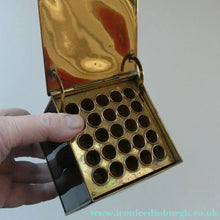 Load image into Gallery viewer, 1930s DRGM German Bauhaus Metal Cigarette Dispenser. Marianne Brandt Style
