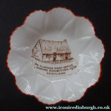 Load image into Gallery viewer, Rare Little SHELLEY Porcelain Pin Dish Souvenir from the Glasgow Empire Exhibition 1938

