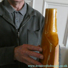 Load image into Gallery viewer, Rare MASSIVE 1950s French Gilbert Portanier (Vallauris) Vase. Signed
