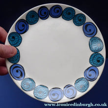 Load image into Gallery viewer, Rare Norwegian FIGGJO FLINT Saturn Pattern Side Plates: 6 3/4 inches. Kirsten Dekor Range;  1960s
