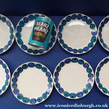 Load image into Gallery viewer, Rare Norwegian FIGGJO FLINT Saturn Pattern Side Plates: 6 3/4 inches. Kirsten Dekor Range;  1960s
