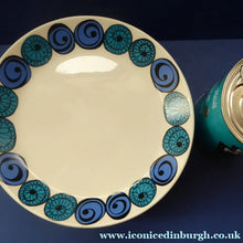 Load image into Gallery viewer, Rare Norwegian FIGGJO FLINT Saturn Pattern Side Plates: 6 3/4 inches. Kirsten Dekor Range;  1960s
