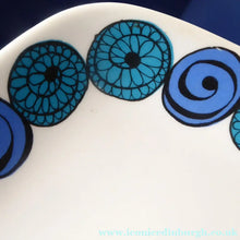Load image into Gallery viewer, RARE Norwegian FIGGJO FLINT Saturn Pattern Smaller Oblong Dish. Kirsten Dekor Range;  1960s
