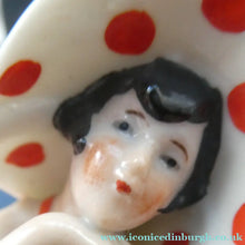 Load image into Gallery viewer, ORIGINAL 1920s German "Bathing Beauty" Porcelain Art Deco Miniature Figurine
