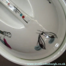 Load image into Gallery viewer, 1960s Royal Worcester Oval Serving Lidded Dish Rare Fiesta Pattern
