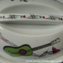 Load image into Gallery viewer, 1960s Royal Worcester Oval Serving Lidded Dish Rare Fiesta Pattern
