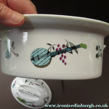 Load image into Gallery viewer, 1960s Royal Worcester Oval Serving Lidded Dish Rare Fiesta Pattern
