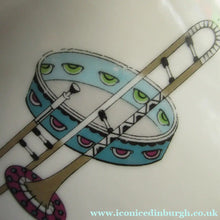 Load image into Gallery viewer, 1960s Royal Worcester Oval Serving Lidded Dish Rare Fiesta Pattern
