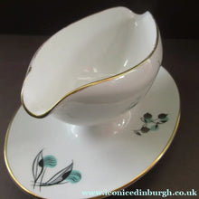 Load image into Gallery viewer, Royal Worcester Fiesta Pattern 1960s Gravy Boat Saucer Boat
