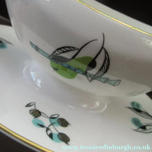 Load image into Gallery viewer, Royal Worcester Fiesta Pattern 1960s Gravy Boat Saucer Boat
