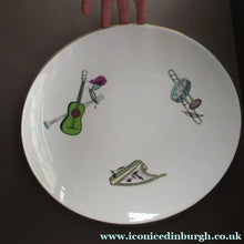 Load image into Gallery viewer, Large Royal Worcester Serving Platter: 1960s Fiesta Pattern
