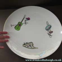 Load image into Gallery viewer, Large Royal Worcester Serving Platter: 1960s Fiesta Pattern
