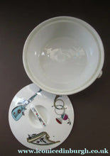 Load image into Gallery viewer, 1960s Royal Worcester Fiesta Pattern Lidded Serving Bowl or Tureen
