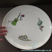 Load image into Gallery viewer, Large Royal Worcester Serving Platter: 1960s Fiesta Pattern
