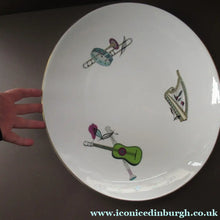 Load image into Gallery viewer, Large Royal Worcester Serving Platter: 1960s Fiesta Pattern
