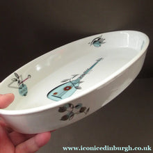 Load image into Gallery viewer, 1960s Royal Worcester Oval Open Serving Dish Rare Fiesta Pattern
