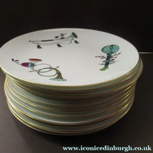 Load image into Gallery viewer, Royal Worcester 1960s Rare Fiesta Pattern Dessert Plate 
