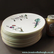 Load image into Gallery viewer, Royal Worcester 1960s Rare Fiesta Pattern Dessert Plate 
