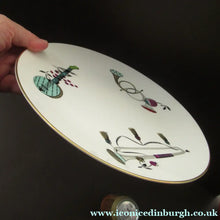 Load image into Gallery viewer, Royal Worcester 1960s Rare Fiesta Pattern Dessert Plate 
