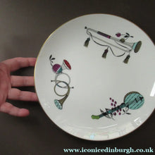 Load image into Gallery viewer, Royal Worcester 1960s Rare Fiesta Pattern Dessert Plate 
