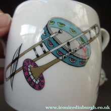Load image into Gallery viewer, Royal Worcester 1960s Abstract Fiesta Pattern Rare Porcelain
