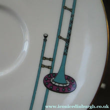 Load image into Gallery viewer, Royal Worcester Porcelain Trio Cup, Saucer, Side Plate Rare Fiesta Patern 1960s
