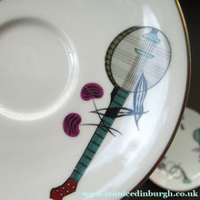 Load image into Gallery viewer, Royal Worcester Porcelain Trio Cup, Saucer, Side Plate Rare Fiesta Patern 1960s
