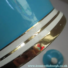 Load image into Gallery viewer, 1960s Portmeirion Blue Apothecary Pot. Dolphins Tea
