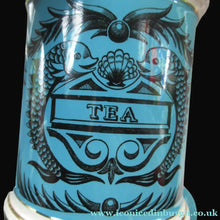 Load image into Gallery viewer, 1960s Portmeirion Blue Apothecary Pot. Dolphins Tea
