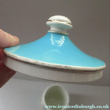 Load image into Gallery viewer, 1960s Portmeirion Blue Apothecary Pot. Dolphins Tea
