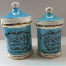 Load image into Gallery viewer, 1960s Portmeirion Blue Apothecary Pot. Dolphins Tea
