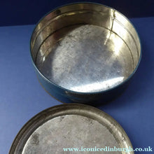 Load image into Gallery viewer, Rare Round Dutch Biscuit Tin. Unusual Art Deco Design; c 1930s
