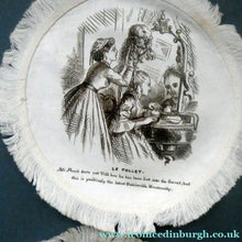 Load image into Gallery viewer, Rare Set of Four VICTORIAN White Cotton Place Mats with Printed Images
