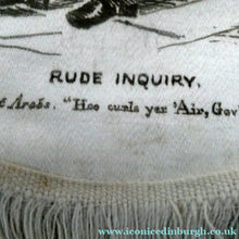 Load image into Gallery viewer, Rare Set of Four VICTORIAN White Cotton Place Mats with Printed Images
