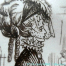 Load image into Gallery viewer, Rare Set of Four VICTORIAN White Cotton Place Mats with Printed Images
