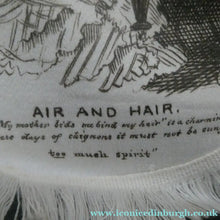 Load image into Gallery viewer, Rare Set of Four VICTORIAN White Cotton Place Mats with Printed Images
