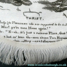 Load image into Gallery viewer, Rare Set of Four VICTORIAN White Cotton Place Mats with Printed Images
