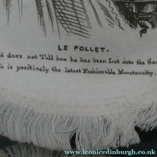 Load image into Gallery viewer, Rare Set of Four VICTORIAN White Cotton Place Mats with Printed Images

