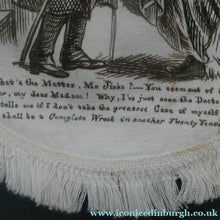 Load image into Gallery viewer, Rare Set of Four VICTORIAN White Cotton Place Mats with Printed Images
