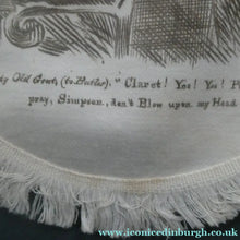 Load image into Gallery viewer, Rare Set of Six VICTORIAN White Cotton Place Mats with Printed Images
