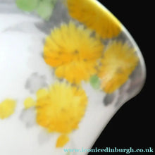 Load image into Gallery viewer, SHELLEY 1930s Art Deco Milk Jug and Open Sugar Bowl. Regal Acacia Pattern with Yellow Flowers
