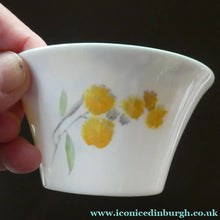 Load image into Gallery viewer, SHELLEY 1930s Art Deco Milk Jug and Open Sugar Bowl. Regal Acacia Pattern with Yellow Flowers
