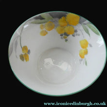 Load image into Gallery viewer, SHELLEY 1930s Art Deco Milk Jug and Open Sugar Bowl. Regal Acacia Pattern with Yellow Flowers
