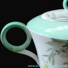 Load image into Gallery viewer, Rare SHELLEY 1930s Art Deco TEAPOT. Regal Acacia Pattern with Yellow Flowers - British Ceramics
