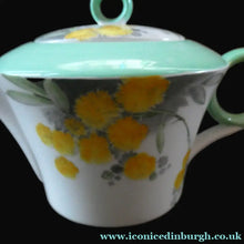 Load image into Gallery viewer, SHELLEY 1930s Art Deco Breakfast Set. Regal Acacia Pattern with Yellow Flowers

