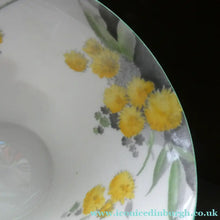 Load image into Gallery viewer, SHELLEY 1930s Art Deco TRIO (Cup, Saucer &amp; Side Plate). Regal Acacia Pattern with Yellow Flowers
