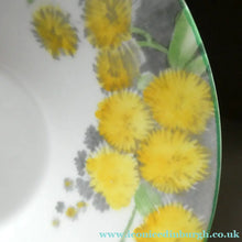 Load image into Gallery viewer, SHELLEY 1930s Art Deco TRIO (Cup, Saucer &amp; Side Plate). Regal Acacia Pattern with Yellow Flowers
